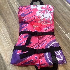 NWOT, Aqua Infant Life Jacket, up to 30 lbs